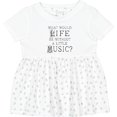 thumbnail image 3 of Inktastic Music Lover Musician Quote Girls Baby Dress, 3 of 5