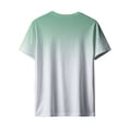 thumbnail image 6 of Mens T-Shirts,Men's Gradient T Shirt Short Sleeve Round Neck Tee Summer Tops, 6 of 9