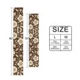 thumbnail image 6 of Yayeee Table Runner 90 inches Long Home Kitchen Dinning Party Decoration, Brown Floral, 6 of 7