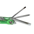 thumbnail image 2 of 7pc Pocket Size Folding Screwdriver Phillips Pozi Flat Bits Repair Tool Kit Set, 2 of 3