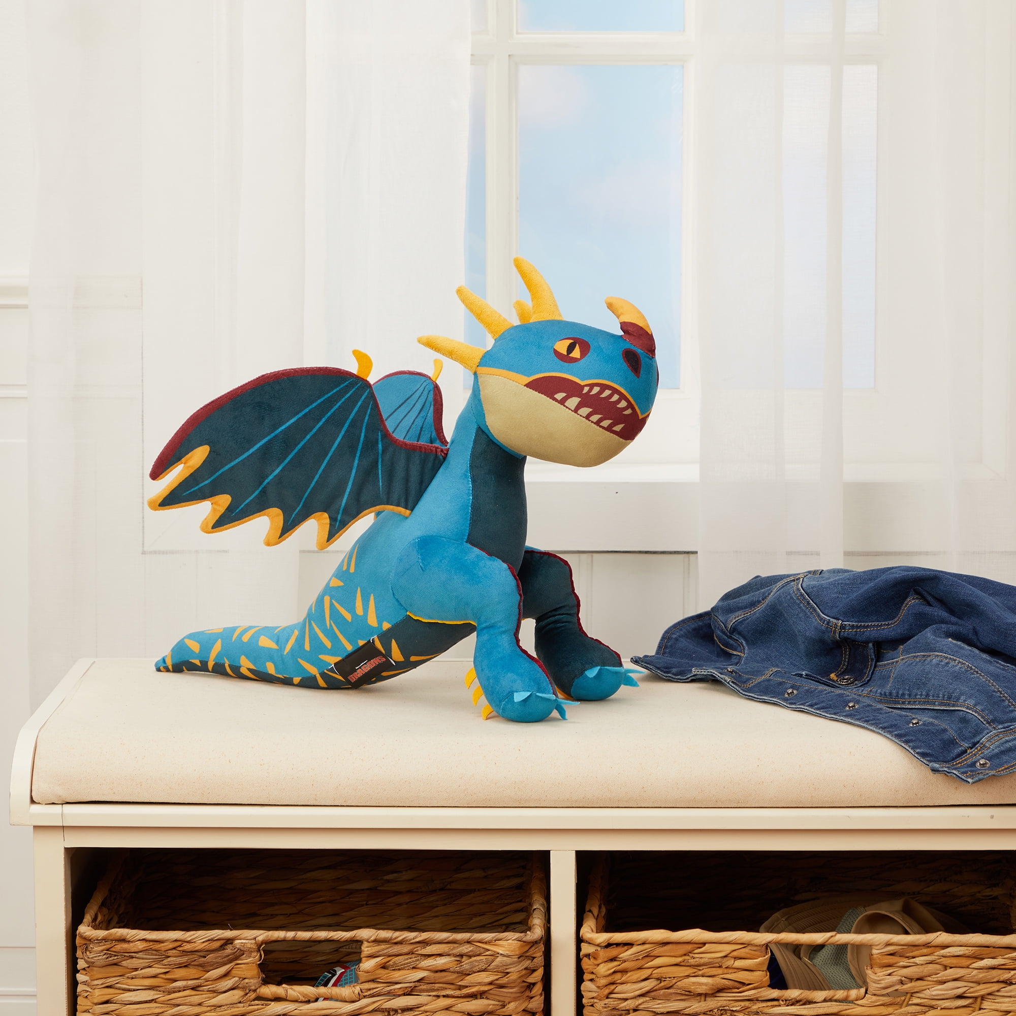How to Train Your Dragon Stormfly Kids Plush Bedding Cuddle and Decorative Pillow Buddy