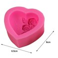 thumbnail image 7 of Cheer US Heart Shaped Chocolate Mold, Silicone Fondant Chocolate Mousse Cake Molds Tray Multi Function 3D Candy Dessert Molds for Home Kitchen DIY Baking Tools, 7 of 7