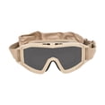 thumbnail image 3 of Gafas deportivas para hombre y mujer, lentes protectoras cómodas a prueba de viento con correa ajustable para montar y hacer senderismo Caqui, 3 of 8