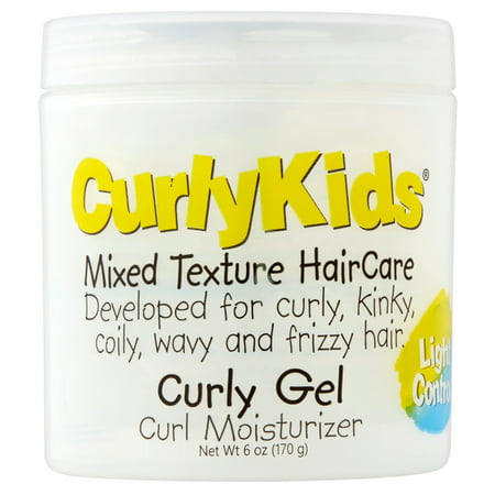 CurlyKids Mixed Texture HairCare Curly Gel Curl Moisturizer, 6