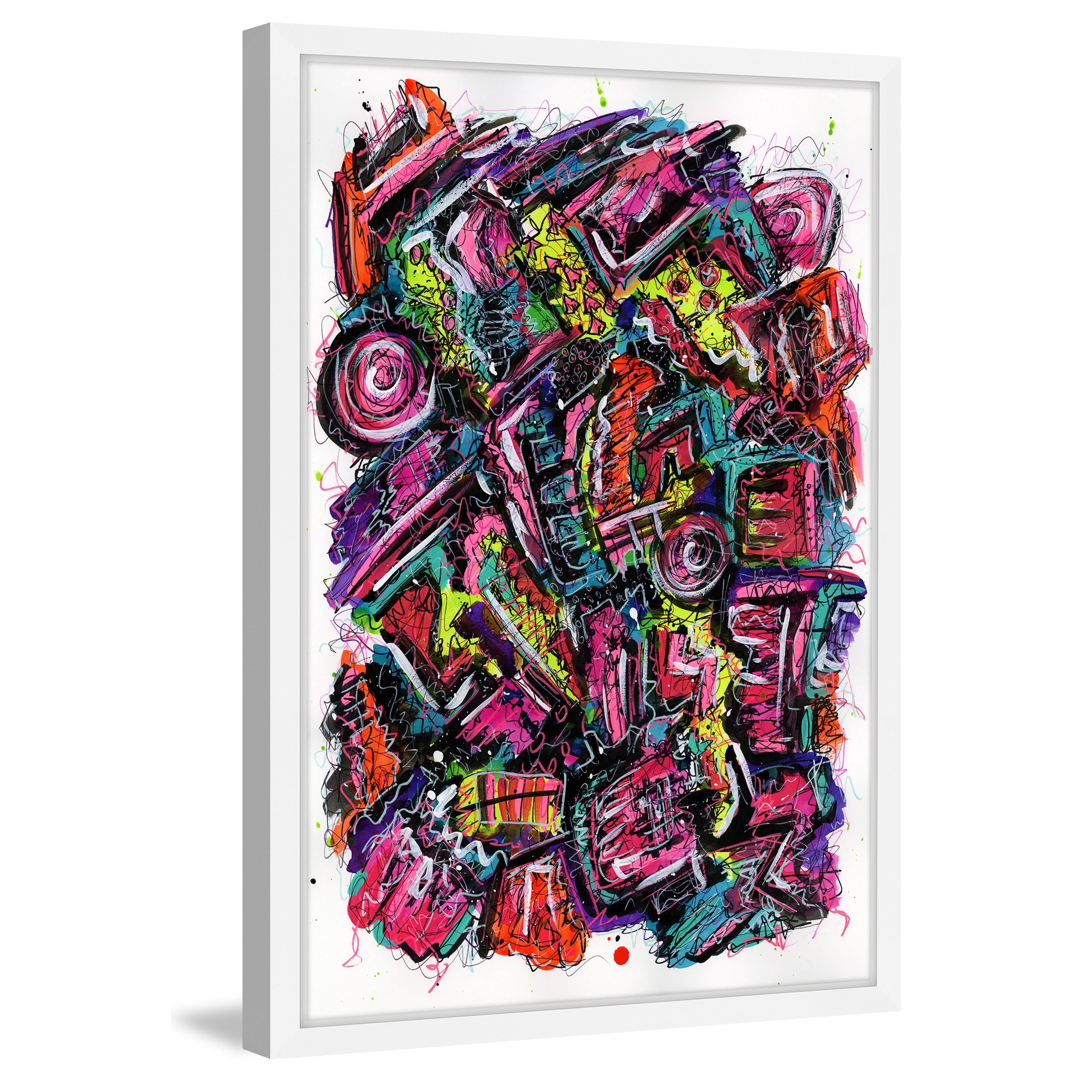 "Spun" Framed Painting Print