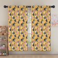 thumbnail image 5 of Blackout Kids Curtains,Boston Terrier and Rose Orange Pattern Children's Insulated Curtains Set Of 2,Bedroom Essentials,Toddler Room Decor 52"x63", 5 of 5