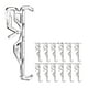 thumbnail image 1 of Clips de Cenefa, Clips de Cenefa de PláStico Transparente para Persianas, Clips de Persiana de Ventana Oculta para Cenefa de Persiana Horizontal (12 Piezas), 1 of 7