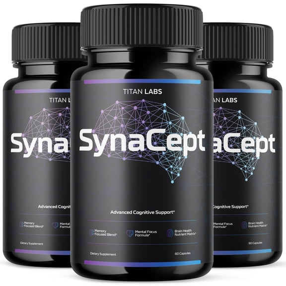 SynaCept Advanced Brain Support Formula Supplement Syna Cept 180 Capsules