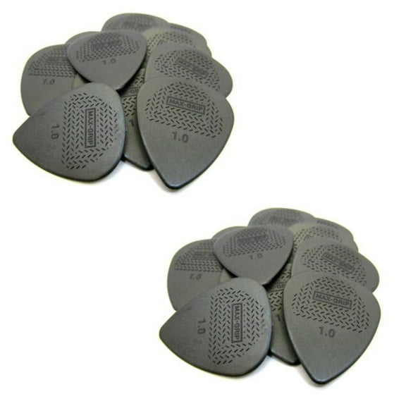 Dunlop Guitar Picks  24 Pack  Nylon Max-Grip  1.00mm