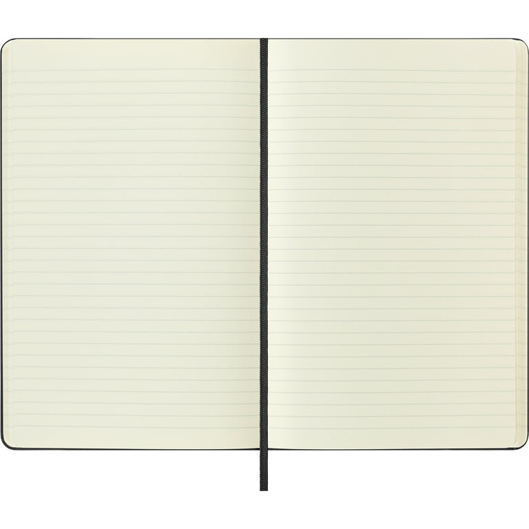 Moleskine Classic Notebook, Hard Cover, Large (5 x 8.25), Ruled, Black