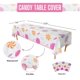 thumbnail image 2 of Manteles de mesa Blue Orchards Candy, paquete de 3 unidades, 108 x 137 cm, diseño de caramelos, 2 of 2