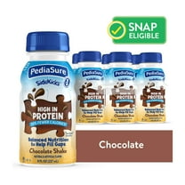 PediaSure SideKicks Kids Chocolate Protein Shake, 8 fl oz Bottle, Pack of 6