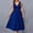 *Blue, variant on Women's V Neck Sleeveless A Line Midi Dress, Empire Waist Cocktail Party Dress Green,Women's Plus XXXXXL