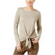 thumbnail image 2 of INC Blusa con lazo en el frente para mujer, metálica, grande I-N-C Pull-over, 2 of 2