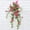D, variant on Artificial Morning Glory Vine Hanging Plant with Trumpet Shaped Flowers and Lifelike Ivy Foliage for Indoor Outdoor Decoration Home Office Garden Wall