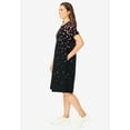 thumbnail image 3 of Woman Within Plus Size Perfect Short-Sleeve Crewneck Tee Dress, 3 of 4