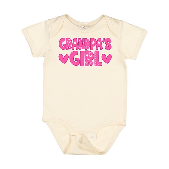 Inktastic Grandpas Girl Granddaughter Girls Baby Bodysuit
