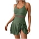 thumbnail image 1 of Bikini Trajes de Baño de Mujer 2025 Primavera de la Moda Sexy Color Sólido Bikini Traje de Baño Conjunto, Traje de Baño con Falda, 1 of 9
