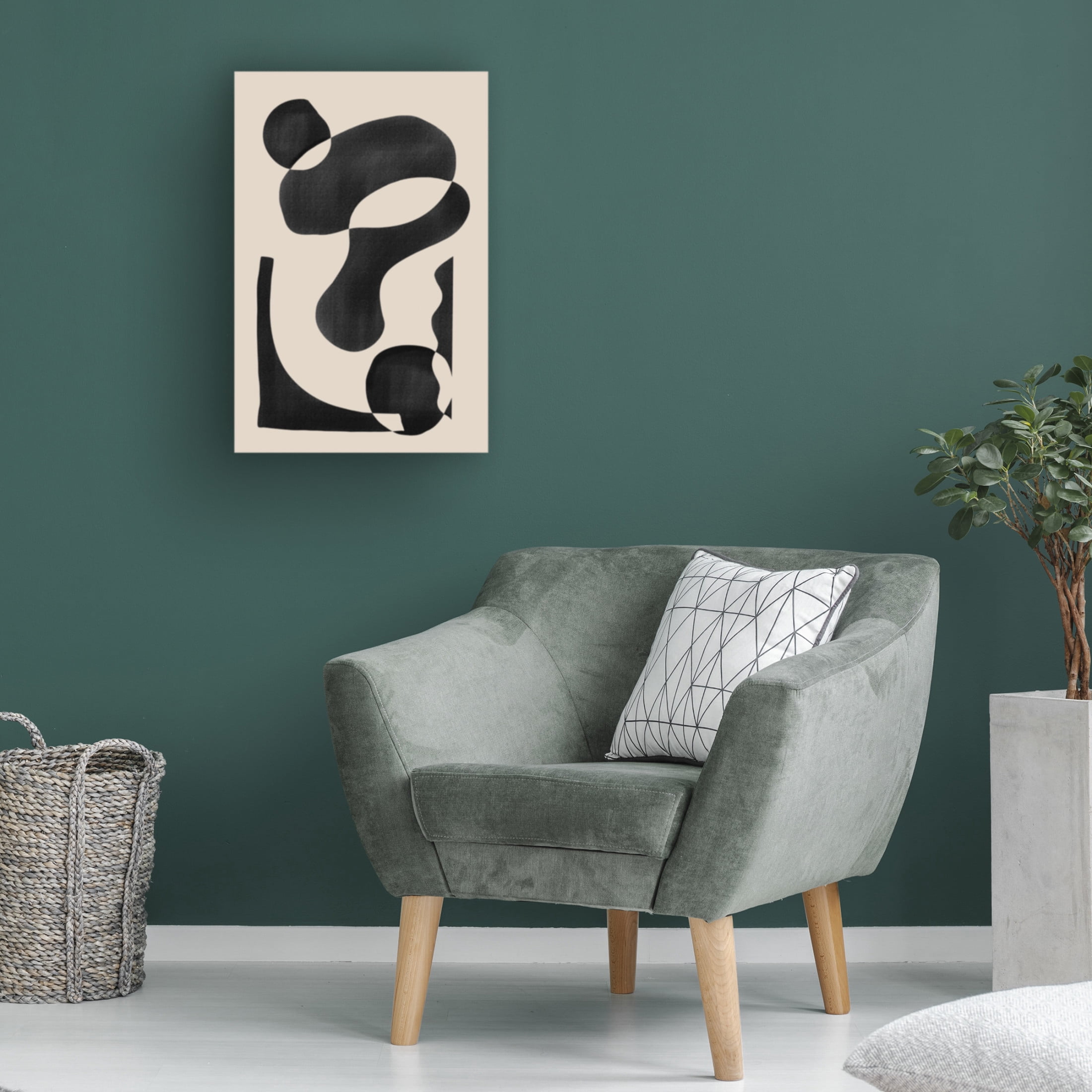 Trademark Fine Art Melloi Art Prints Abstract 3 Canvas Wall Art