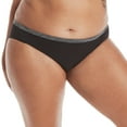 thumbnail image 2 of Hanes Womens Comfort Flex Fit Microfiber Stretch Bikini 6-Pack, L, Assorted, 2 of 4