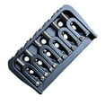 thumbnail image 2 of Alloy Guitar Fixed Hardtail Bridge,Guitar Tailpiece Electric Guitar Black, 2 of 8