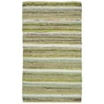 thumbnail image 7 of SAFAVIEH Montauk Darion Striped Cotton Area Rug, Green/Multi, 5' x 8', 7 of 7