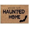 thumbnail image 1 of Qocolhg Halloween Terrifying Theme Door Mat, Halloween Rug, Spectre Decoration, Entrance Door Floor Mat Kitchen Rug Decorations Indoor and Outdoor Welcome Doormat (16x24in), 1 of 7