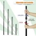 thumbnail image 3 of AYAMAYA Camping Tarp Poles,4-Section Telescoping Tent Poles,Portable Adjustable Heavy Duty Aluminum Rods with Pegs & Guylines for Tarp, Canopy & Awning, 3 of 6