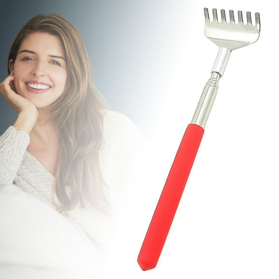 Stainless Steel Back Scratcher Extendable Long Handle Itch Tool For Full Body Portable & Durable