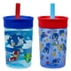 thumbnail image 1 of Magma Life Vaso Entrenador para Niños Twin Tumb, 450 ml (2Pzs), Popote Flexible Antiderrames, Fácil de Limpiar, Ideal para Viajes, Botella de Agua para Niños, Apto para Lavaplatos, 1 of 8