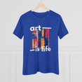 thumbnail image 4 of "Art Is Life" Women's Cotton Graphic Tee, 4 of 4