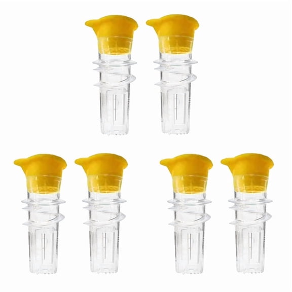 6X Lemon Mini Squeezer, Screw Top Lemon Juicer, Lemon Squeezer Manual Plastic, Lemon Juicer, Juicer Compact Juice