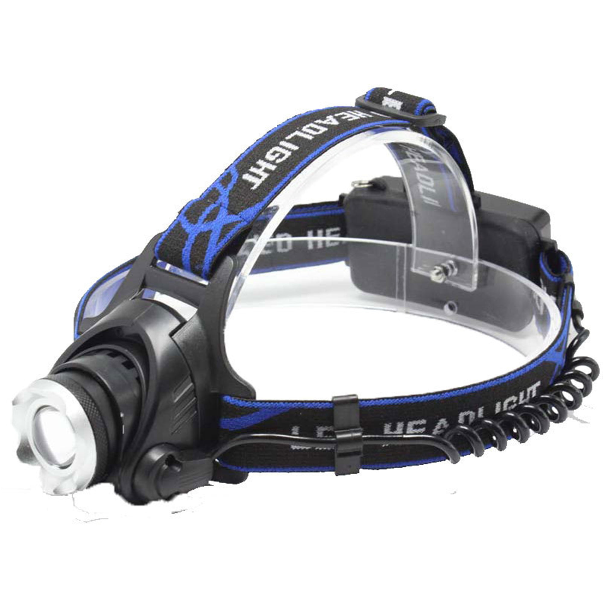 Zoom Headlamp 350000LM Rechargeable T6 LED Headlight Flashlight Head Torch FishY 