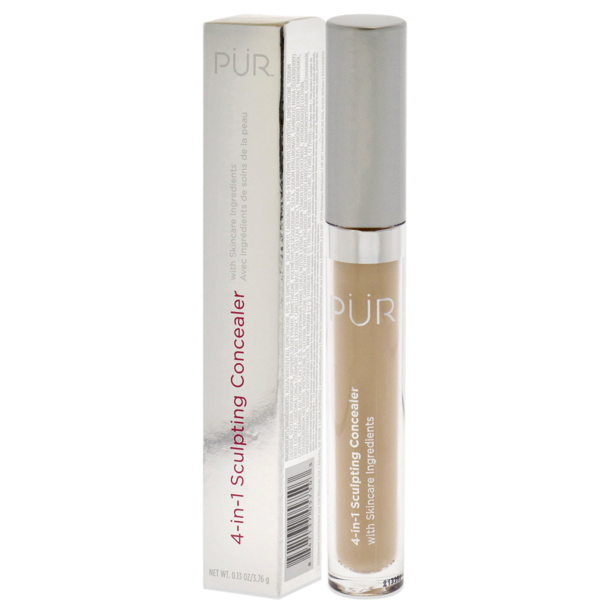 Pur 4-in-1 Sculpting Under Eye Concealer Brightening and Hydrating Makeup, Ivory LN2, 0.13 fl oz