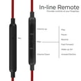 thumbnail image 4 of Thore Earphones for iPhone (V60) Wired In Ear Lightning Earbuds (Apple MFi Certified) Headphones with Microphone/Remote for iPhone 13/12/11/Pro Max/Xr/Xs Max/X/8/7 - Red, 4 of 8