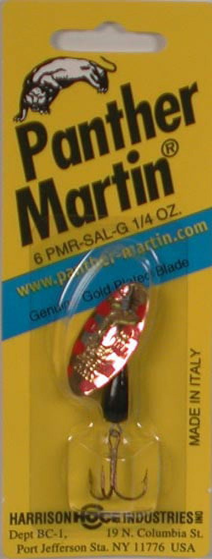  Panther Martin PMDF_1DF_BG DualFlash Fishing Teardrop Spinner  Lure - Black/Gold - 1DF (1/9 oz) : Sports & Outdoors