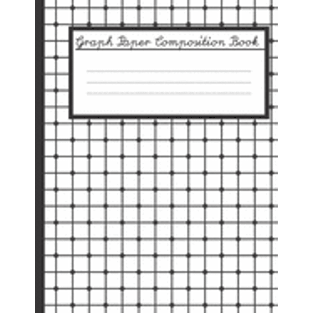 Back to School Graph Paper Composition Book 4x4 Graph Paper