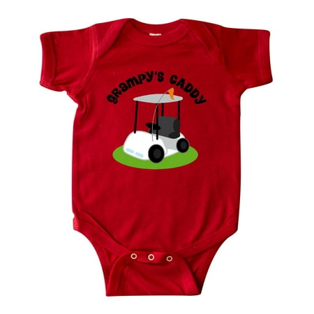 

Inktastic Grampy s Caddy Golfing Gift Golf Cart Gift Baby Boy or Baby Girl Bodysuit