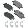 thumbnail image 4 of Akebono ACT822B Disc Brake Pad Kit Fits select: 2012-2015 TOYOTA SCION IQ, 4 of 4