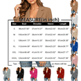 thumbnail image 3 of Women's Blazer Business Casual Lightweight Suit - Long Sleeve Slim Fit Work Office Jacket with Pockets Red L, 3 of 7
