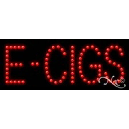 E Cigs LED Sign (High Impact, Energy Efficient, Economically