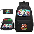 thumbnail image 3 of SUPER-MARIO Anime Backpacks Sets, Cartoon Laptop Backpack with Lunch Bag and Pencil Case Daypack 3D Printed 1/3 Piece Set for Mens/Womens, 3 of 7