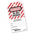 thumbnail image 2 of Master Lock 470-497A Do Not Operate Safety Tags W-Gromm.&amp;Ties 12-Bag, 2 of 3