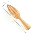 thumbnail image 6 of Visland Wooden Reamer Juicer Lemon Squeezer Reamer Citrus Squeezer Extractor | Natural Wood Squeezer 6.3-Inches (Beechwood), 6 of 8