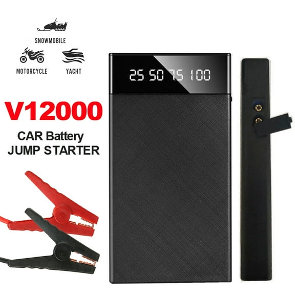 Mascarry 12V Portable Car Emergency Starter Ultra-thin 10000mAh Power Bank Charger Kit