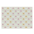 thumbnail image 1 of Easter Cutting Board, Cartoon Style Pattern with Bunny Faces and Egg Silhouettes, Decorative Tempered Glass Cutting and Serving Board, Large Size, Pale Pink Orange, by Ambesonne, 1 of 1