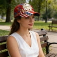thumbnail image 6 of BSJJY 250th Anniversary USA Hat, USA 250th Anniversary Distressed Casual Cap, Retro American Tribute Hat Gift Honoring Patriots & Veterans (D), 6 of 8