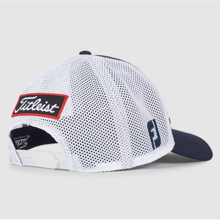 Titleist Tour Performance Mesh Adjustable Cap - Navy/White Titleist Tour Performance Mesh Adjustable Cap - Navy/White