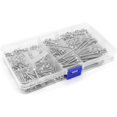 thumbnail image 1 of 440PCS M3 Hex Head Button Socket Head Cable Tornillos Tornillos con tuercas Surtido de acero inoxidable LingWen 8390612124341, 1 of 1