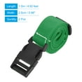 thumbnail image 2 of Unique Bargains Luggage Straps Travel Adjustable Suitcase Belt with Quick Release Buckle Green, 2 of 4